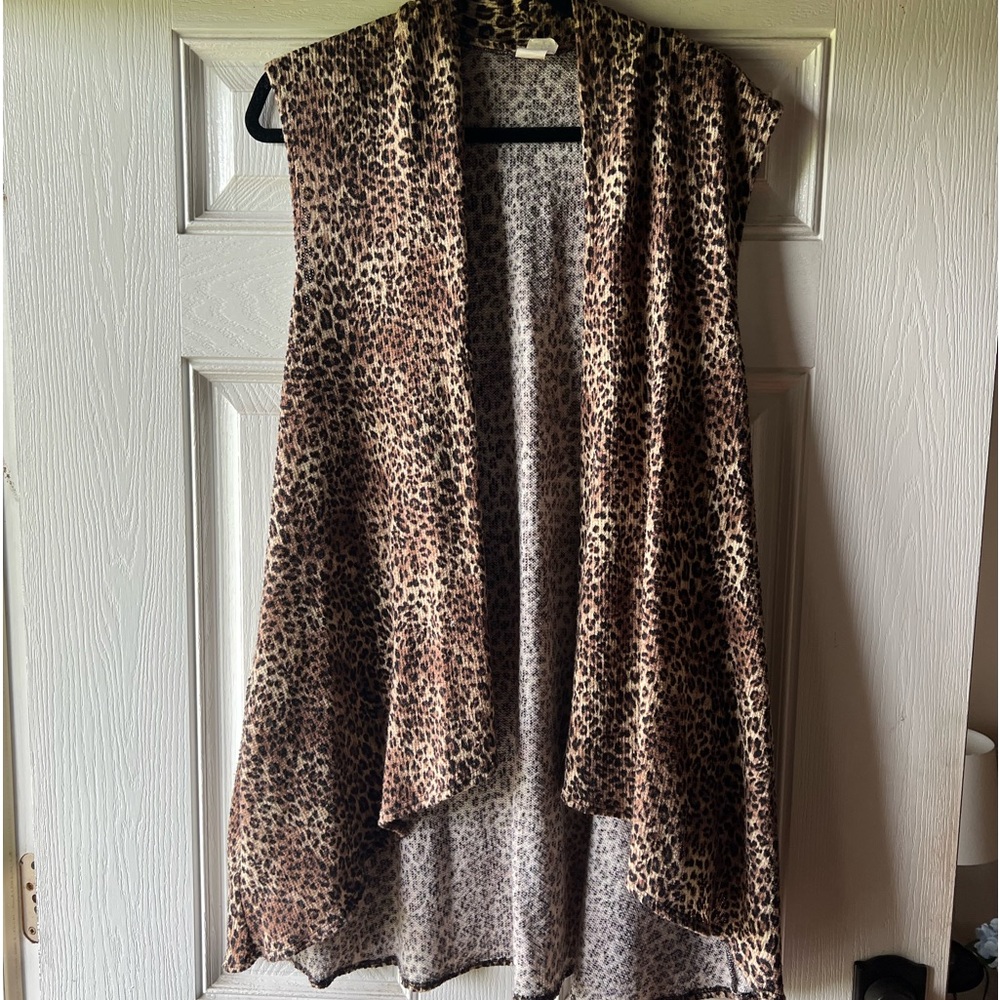 Animal Print Vest